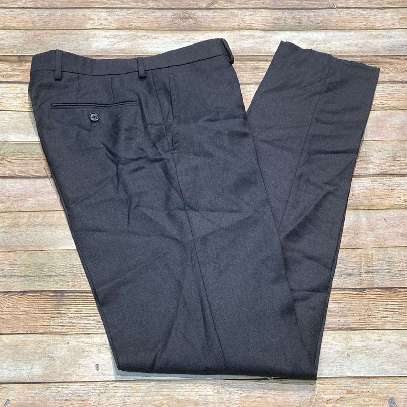 Ted Baker Jarrow Heathered Wool Suit Pants